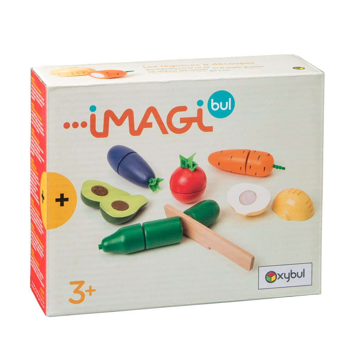 Set De 6 Fruits En Bois à Découper Oxybul – Avec Couteau – Pour Enfants 3-8 Ans – Jeu D'imitation Cuisine